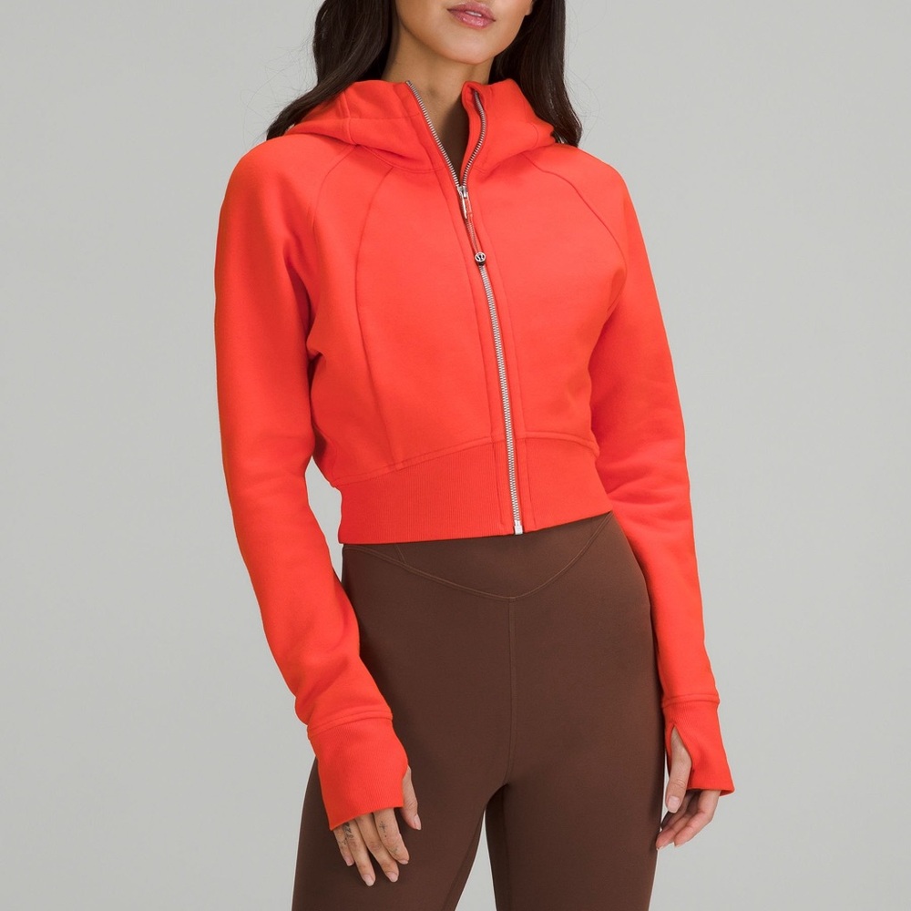 lululemon Scuba Full-Zip Cropped Hoodie